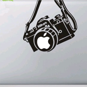 苹果笔记本电脑 macbook air pro局部贴纸 创意贴膜 哆啦a梦5