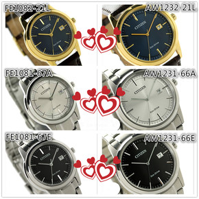 日本代购 西铁城简洁光动能女表 KH5-501-91