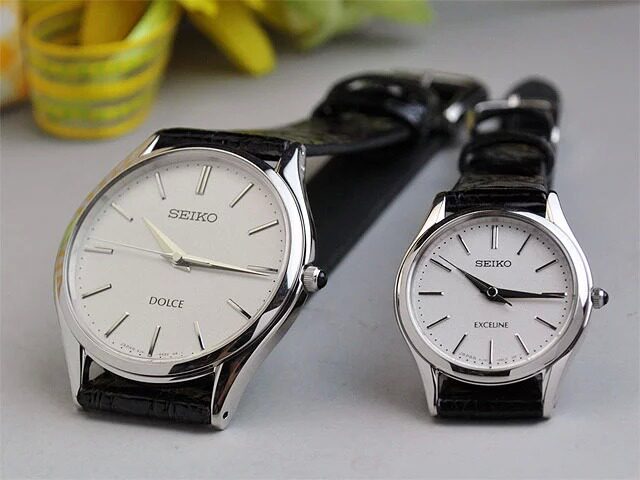 人生第一块表献给了精工年差石英：SEIKO 精工 DOLCE&EXCELINE 石英情侣表
