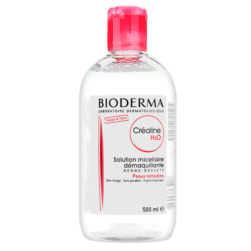 法国 Bioderma贝德玛 舒妍温和保湿卸妆水500ml 粉水 中干皮肤用-tmall.hk天猫国际产品展示图2