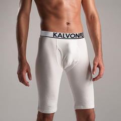 KVF凯文弗男士莫代尔加长内裤有大码骑行男士内裤 运动保护男内裤