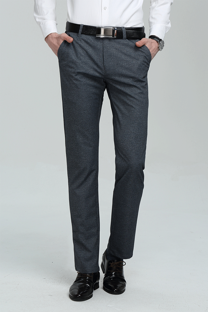 2017中年男成熟商务休闲裤西裤76%i涤纶15%棉6%氨纶好品质830p55-钱塘