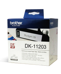 兄弟Brother DK系列定长标签色带 DK-11203(白底黑字)17mm*87mm