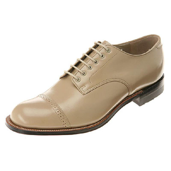 美国直邮stacy adams 77096男鞋系带牛津鞋光面牛皮商务正装皮鞋