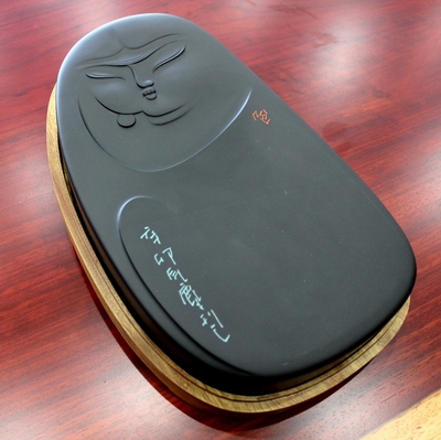 方见尘艺术《仕女图》老坑黑龙尾 歙砚第一刀 中华艺术工艺大师