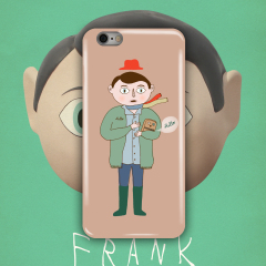 独家定制欧美风电影插画Frank法鲨 iPhone6 PLUS原创手机壳软壳