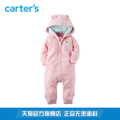 Carter's1件式长袖包脚连体衣棒球服爬服全棉宝宝婴儿童装115G277