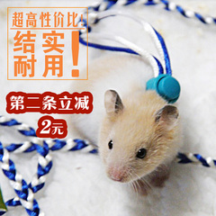 包邮仓鼠绳子松鼠牵引绳荷兰猪兔子溜鼠绳溜兔金丝熊绳子玩具用品