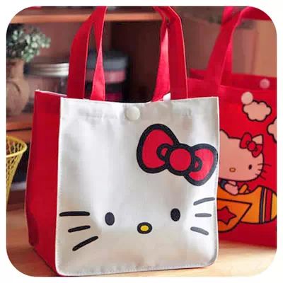 hello kitty凯蒂猫卡通便当包 牛津布化妆包 礼品袋 收纳包袋在类目 收纳整理, 家庭收纳用具, 收纳袋, 便当包中 - 来自Buy2taobao.com提供专业的淘宝代购服务