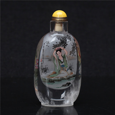 衡水内画艺术《佳人》鼻烟壶