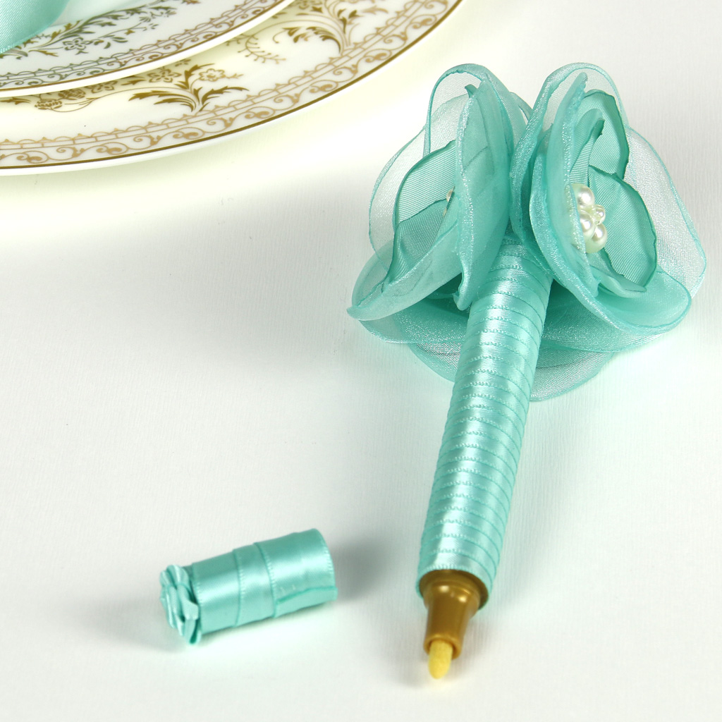 Minling婚尚高级手工制作签到册笔 金色油墨水签名笔Tiffany花朵|msdalam kategori bekalan perayaan/hadiah, Lain-lain bekalan Festival - dari Buy2taobao.com untuk memberikan perkhidmatan ejen Taobao profesional membeli
