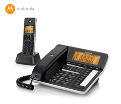 摩托罗拉C7501RC录音电话机无绳子母机自动录音客服座机电话SD卡