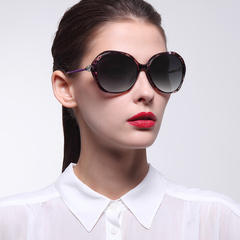 2017新款Piero偏光太阳眼镜 女士大框复古个性潮人墨镜可配近视