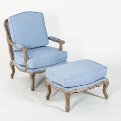 沙发椅单人美式乡村书房椅北欧实木洽谈椅休闲餐椅单人木架沙发