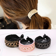 Know NI the Korean version of simple jewelry hair jewelry hair clip Lady links catch twisted banana clip ring clamp