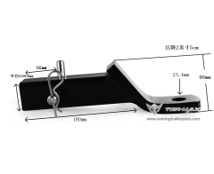 【TOW-MAX】越野房车游艇拖车臂 拖挂球头臂 沉降 2”4”拖车配件