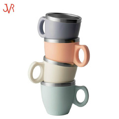 韩国JVR炫舞时尚进口创意不锈钢迷你茶杯耐热水杯马克咖啡杯包邮