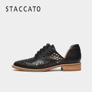 gucci男鞋英國圖示 STACCATO 思加圖2020春季新款英倫風女單鞋平底女鞋9RA78AM7 gucci