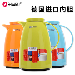 SHIMIZU/清水保温壶 德国进口玻璃内胆热水瓶 家用暖壶热水壶1L