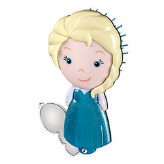 现货美国迪士尼DISNEY正品代购冰雪奇缘爱莎公主儿童梳子镜子套装