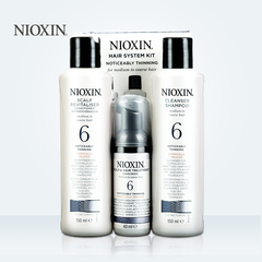 NIOXIN 6号防脱固发生发无硅油 进口控油洗发水护发素精华液套装