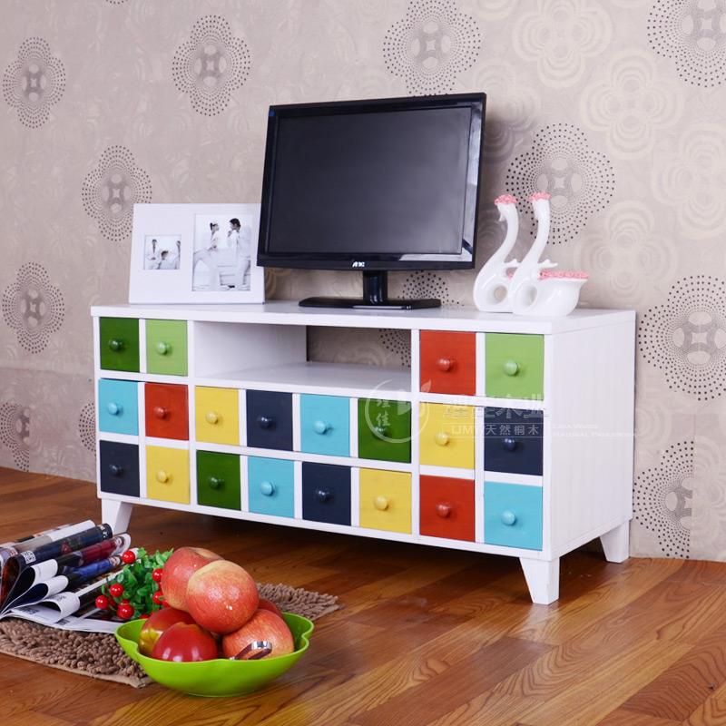 理佳 韩式实木多彩多抽屉电视柜TV-W388|msdalam kategori perabot kediaman, kabinet, kabinet TV - dari Buy2taobao.com untuk memberikan perkhidmatan ejen Taobao profesional membeli