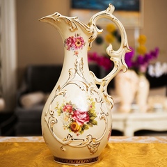 欧式创意插花陶瓷花瓶现代客厅时尚简约花瓶摆件奢华家居装饰特价