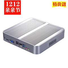 htpc微型电脑迷你主机i5客厅家用高清办公台式工控机无风扇minipc