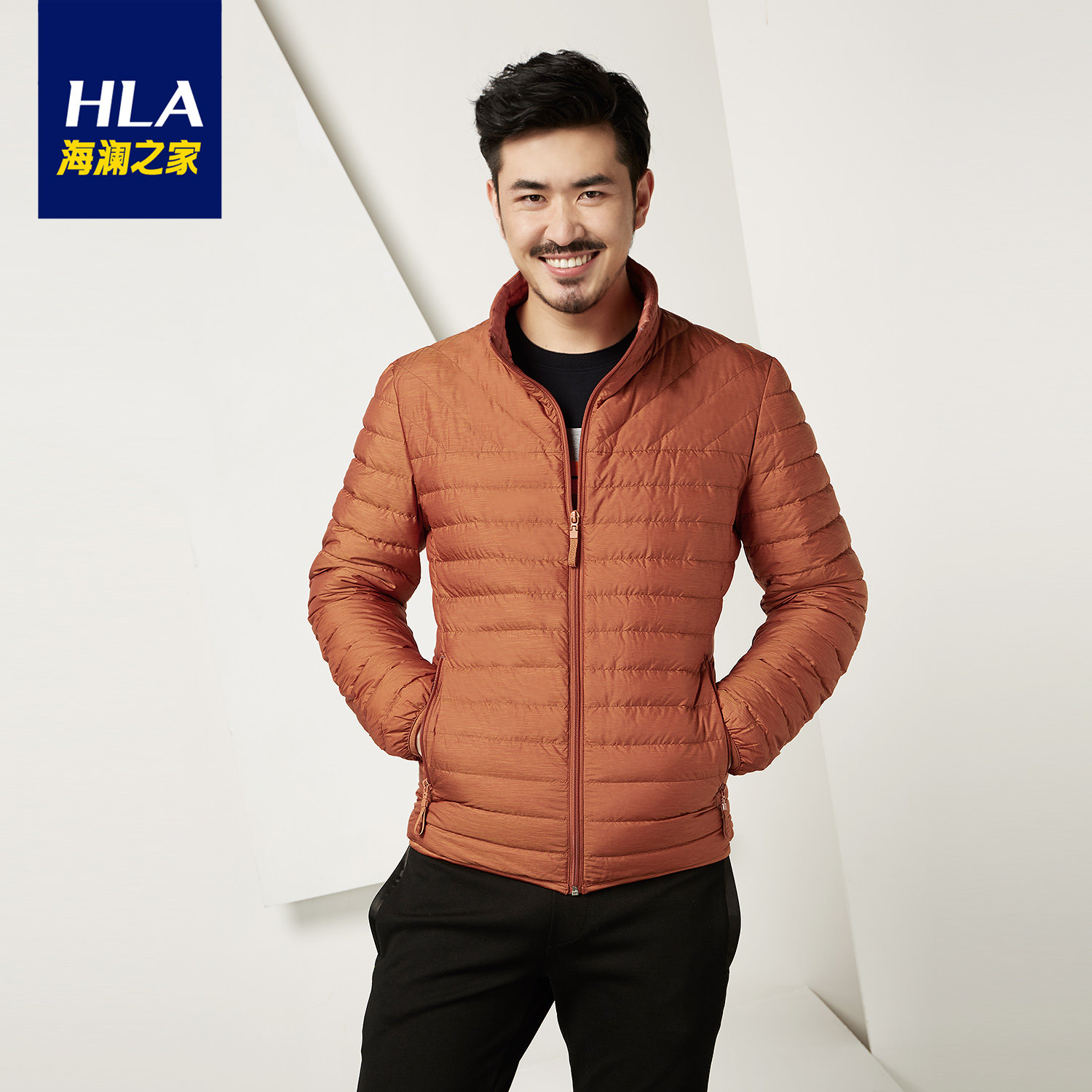 heilan home/海澜之家2016秋季新品男装多色轻薄舒适羽绒服