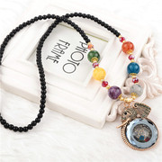 Love retro folk style elephant new handmade jewelry beaded necklace pendant long necklace women accessories