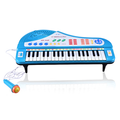 永美儿童电子琴初学入门练习玩具琴37键仿钢琴键盘带话筒正品包邮