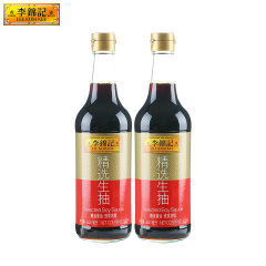 李锦记精选生抽500ml/瓶*2瓶装