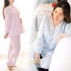 高品质双纱纯棉双层纱布 女士喂奶哺乳睡衣孕妇月子服春夏家居服 高品质双纱纯棉双层纱布 女士喂奶哺乳睡衣孕妇月子服春夏家居服