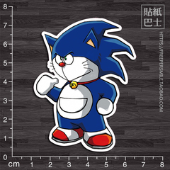 哆啦A梦音速小子 机器猫 3M防水可爱卡通贴纸 电驴贴纸汽车贴I125