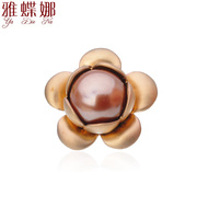 Ya-na Korean brooch female socialite elegant plated Pearl flowers of Camellia high-end suits accessories pins
