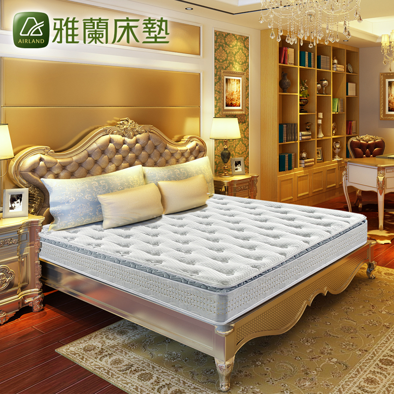 雅兰床垫 AIR豪华 透气孔空调面料乳胶床垫1.5 1.8弹簧席梦思产品展示图3