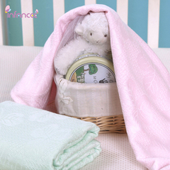 天然竹纤维宝宝凉席 婴儿春夏季毯子盖被抱被空调被 礼品促销