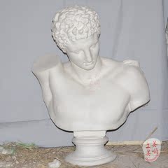 美术静物 赫耳墨斯 胸像H80cm石膏教具客厅家装饰品欧式摆件雕塑