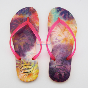 celine tie哪裡能買的到 正品現貨巴西代購 哈瓦那Havaianas人字拖 slim Tie dye 炫彩紮染 celine男t