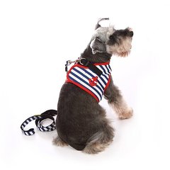 道格水手保护型胸背带牵引绳遛狗绳子泰迪 金毛中小型犬 项圈链子