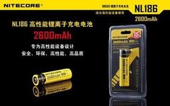 NITECORE 18650锂离子充电电池 NL183 NL186 NL188 NL189手电筒