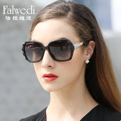 法拉维迪 明星款正品女士偏光太阳镜 圆脸大框墨镜女眼镜潮T60072