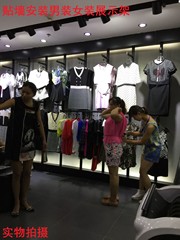 男装店展示架上墙立柱组合架立柱组合展示架高档服装店货架满包邮