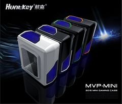 航嘉MVP mini机箱电脑主机箱 空箱 迷你型台式电脑机箱 带侧透3.0