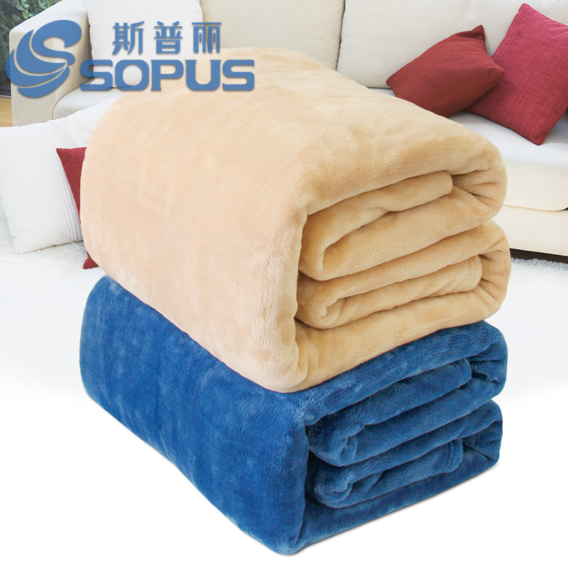 冬季加厚保暖法兰绒毛毯双人毯子单人毛毯珊瑚绒盖毯宿舍床单被子产品展示图5