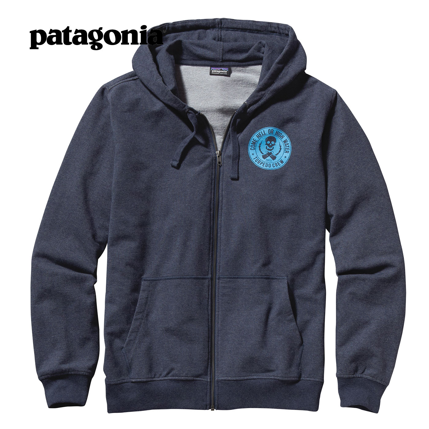 PATAGONIA Torpedo Crew Mw Full-Zip 男士有机棉保暖卫衣帽衫