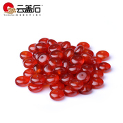 Shi Tianran 3 a-level cloud cover red agate chalcedony beads abacus beads DIY bead spacer hand hands isolation series Accessories