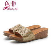 Faiccia/non non 2015 summer styles genuine counters lined with women Sandals 4426