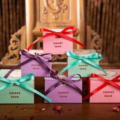 宝宝满月韩式创意喜糖盒子2016婚礼生日糖果纸盒结婚喜糖礼品盒