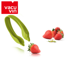 Vacu Vin梵酷荷兰进口创意草莓剪草莓夹子 摘菜器除叶梗